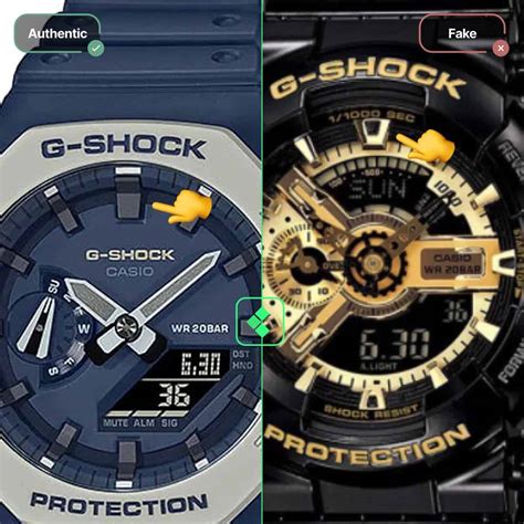 original g-shock watch vs fake|walmart g shock are real.